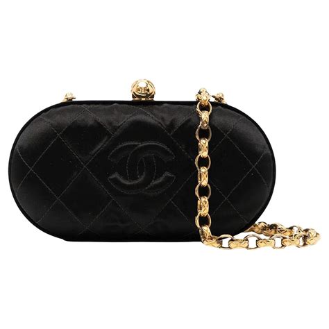 chanel clutch with chain nylon|Chanel vintage clutch with chain.